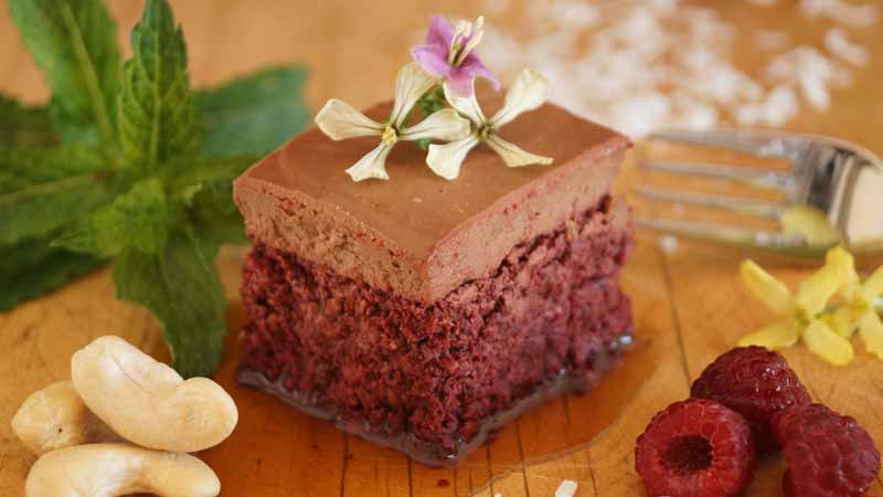 Raw Red Velvet Cake